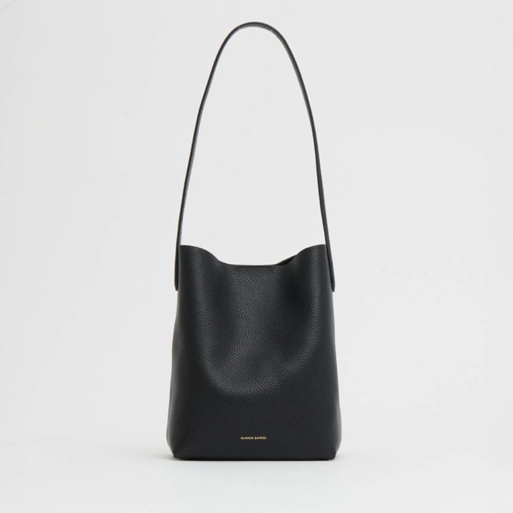 Mansur Gavriel Small Everyday Cabas Tote in Black